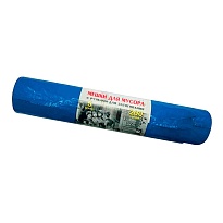 Мешки для мусора 200 л, с завязками, синие, в рулоне 5 шт., ПВД, 45 мкм, 1100х850 мм, Концепция Быта Vitalux, 604934 в Севастополе