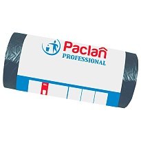 Мешки для мусора 60 л, черные, в рулоне 50 шт., ПНД, 6,2 мкм, 800х600 мм, PACLAN Professional, 604078 в Севастополе