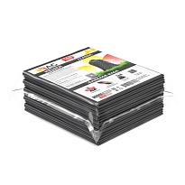 Мешки для мусора 160 л, серые, в пачке 10 шт., ПВД, 40 мкм, 900х1100 мм, i-Bag в Севастополе