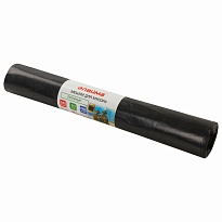 Мешки для мусора 240 л, черные, в рулоне 10 шт., ПВД 50 мкм, 1400х900 мм, LAIMA, 605337 в Севастополе