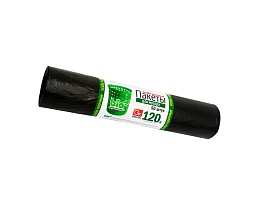 Мешки для мусора 120 л, серые, в рулоне 50 шт., ПНД, 16 мкм, 1100х700 мм, GRIFON, 101-015 в Севастополе