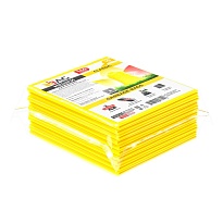 Мешки для мусора 160 л, желтые, в пачке 10 шт., ПВД, 40 мкм, 900х1100 мм, i-Bag в Севастополе